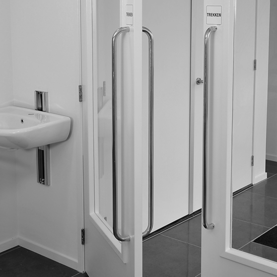 JadaCare Deurgreep  20 cm RVS wit