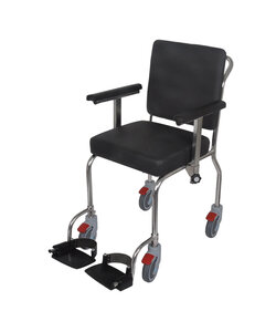 Douchestoel Comfort verrijdbaar hoogte instelbare armleggers