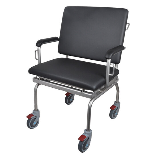 JadaCare Zwembadstoel verrijdbaar XL met takelogen
