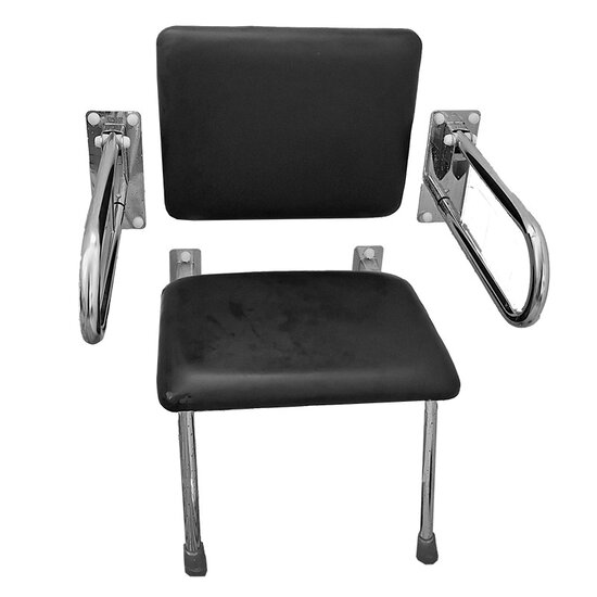 JadaCare Douchezitting met beugels en rug comfortkussen