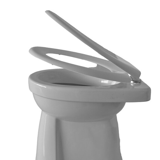WC bril softclose wit zitting met deksel