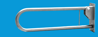 Toiletbeugel rvs glasparel gestraald