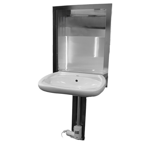 JadaCare Wastafellift elektrisch RVS gepolijst