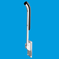 JadaCare Toiletsteun met armleggerkussen RVS wit