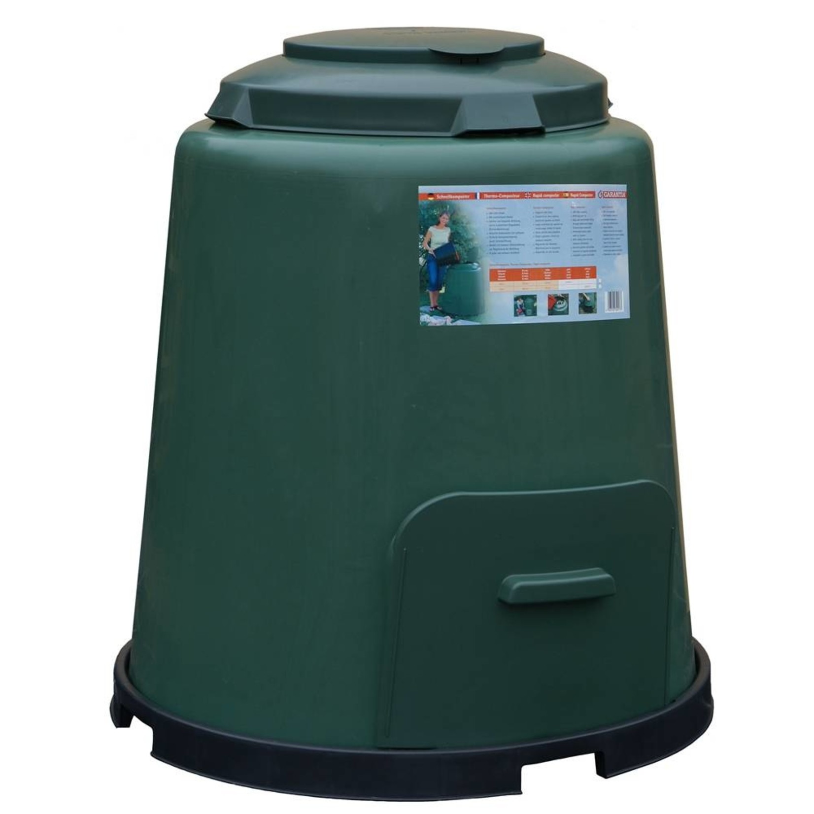 Compostvat 280 ltr gr/beluchting