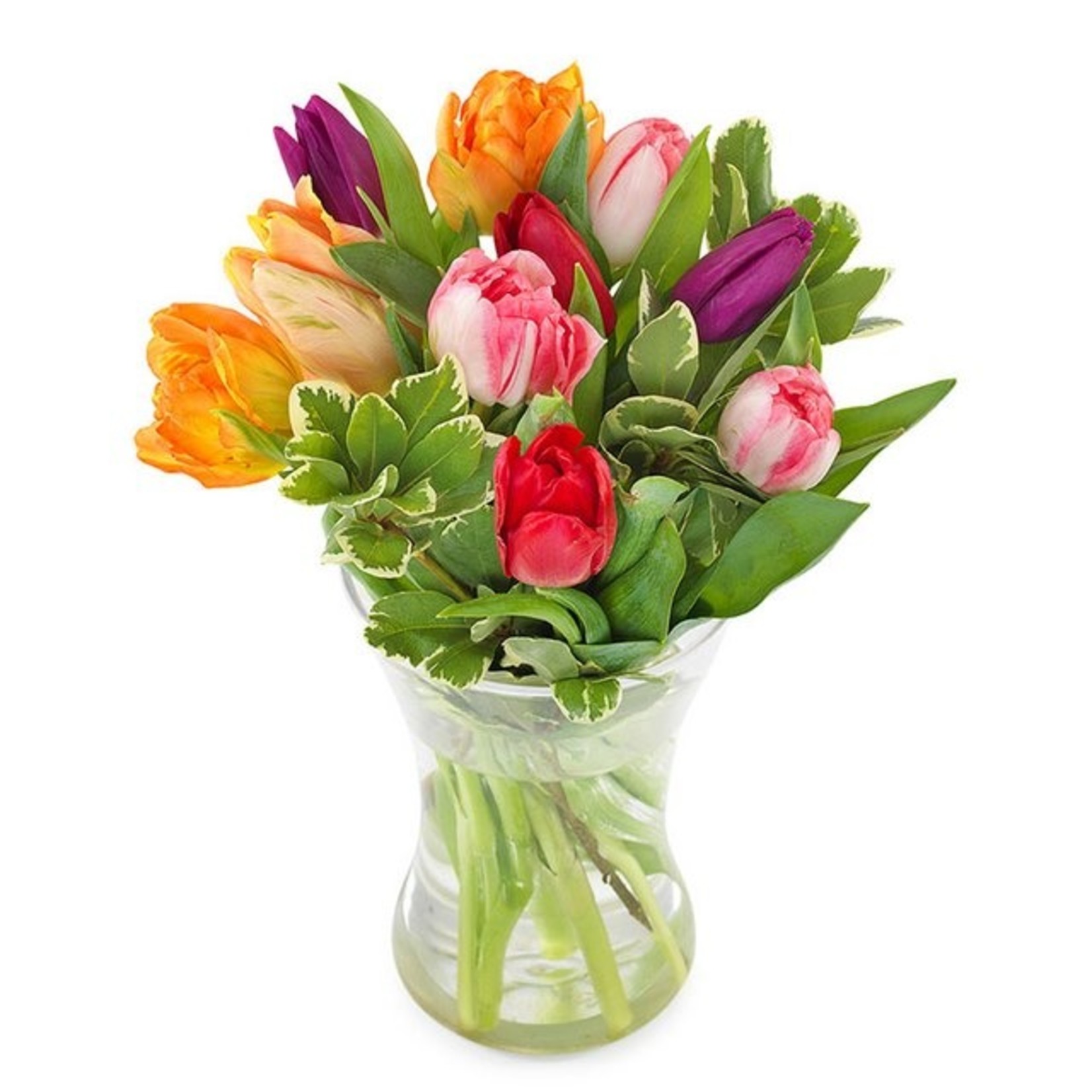 Boeket Kleurrijk tulpenboeket