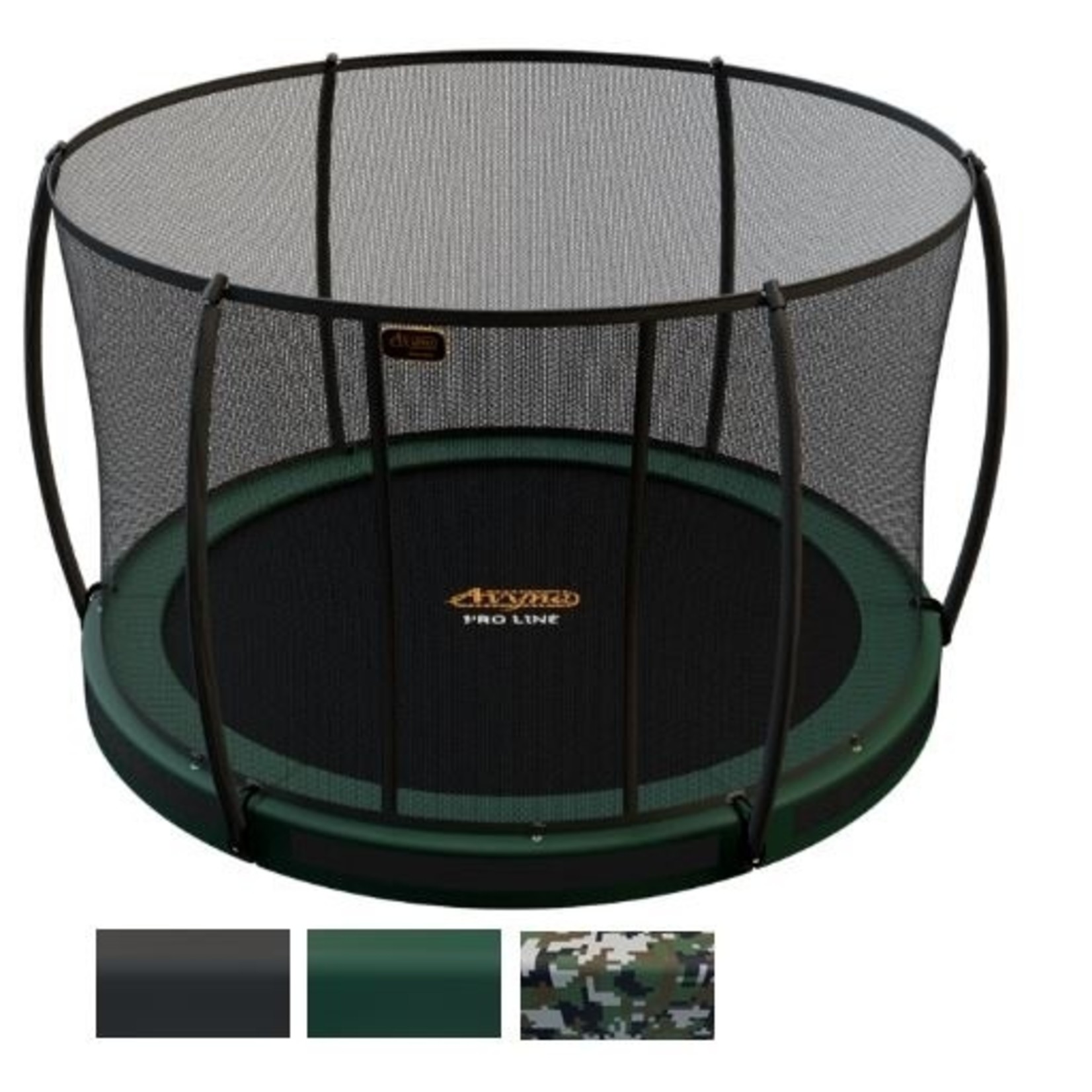 Avyna De ideale ronde trampoline voor in de grond, Inground : de Avyna Pro-Line van 305 cm