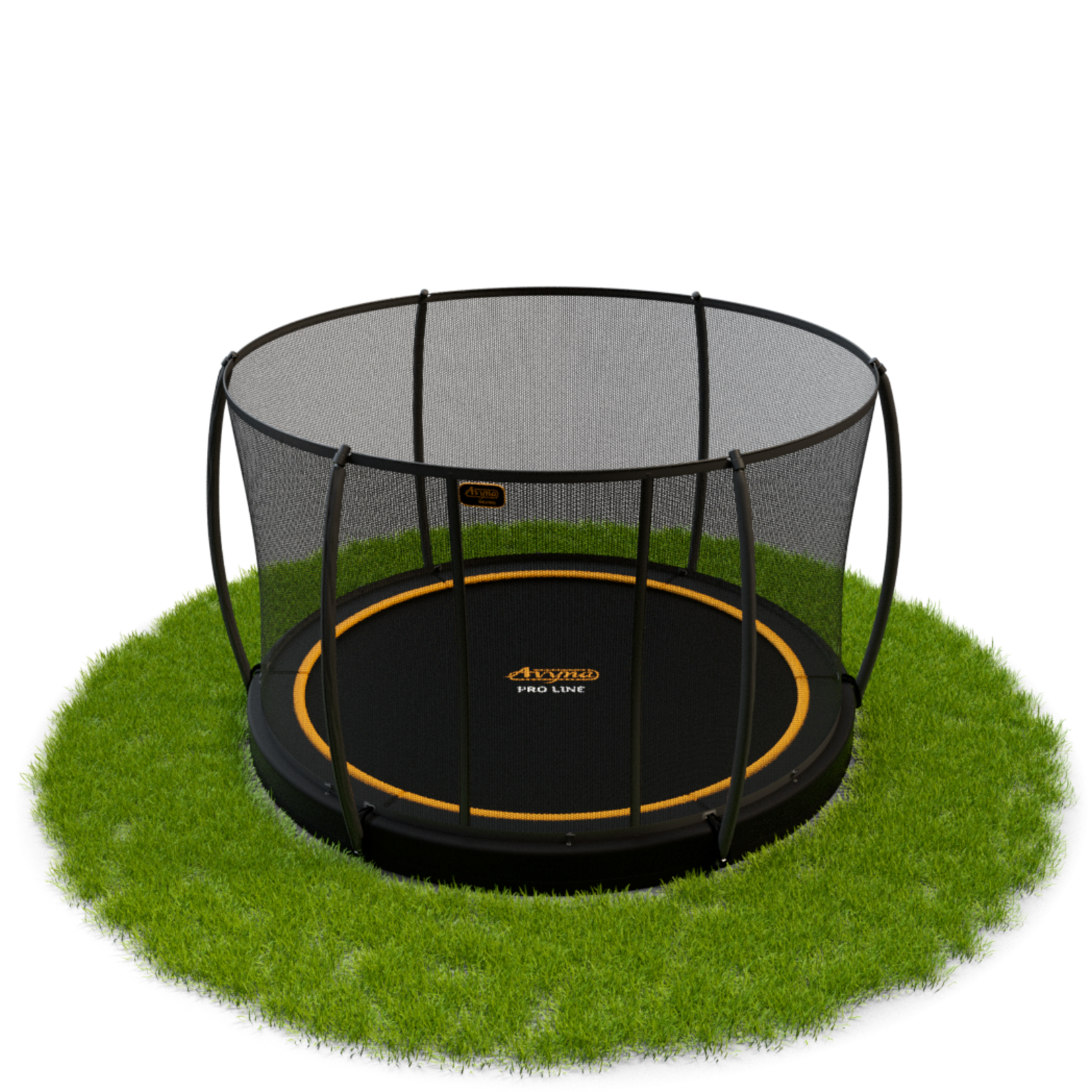 Avyna InGround Trampoline Zwart Combi | Avyna