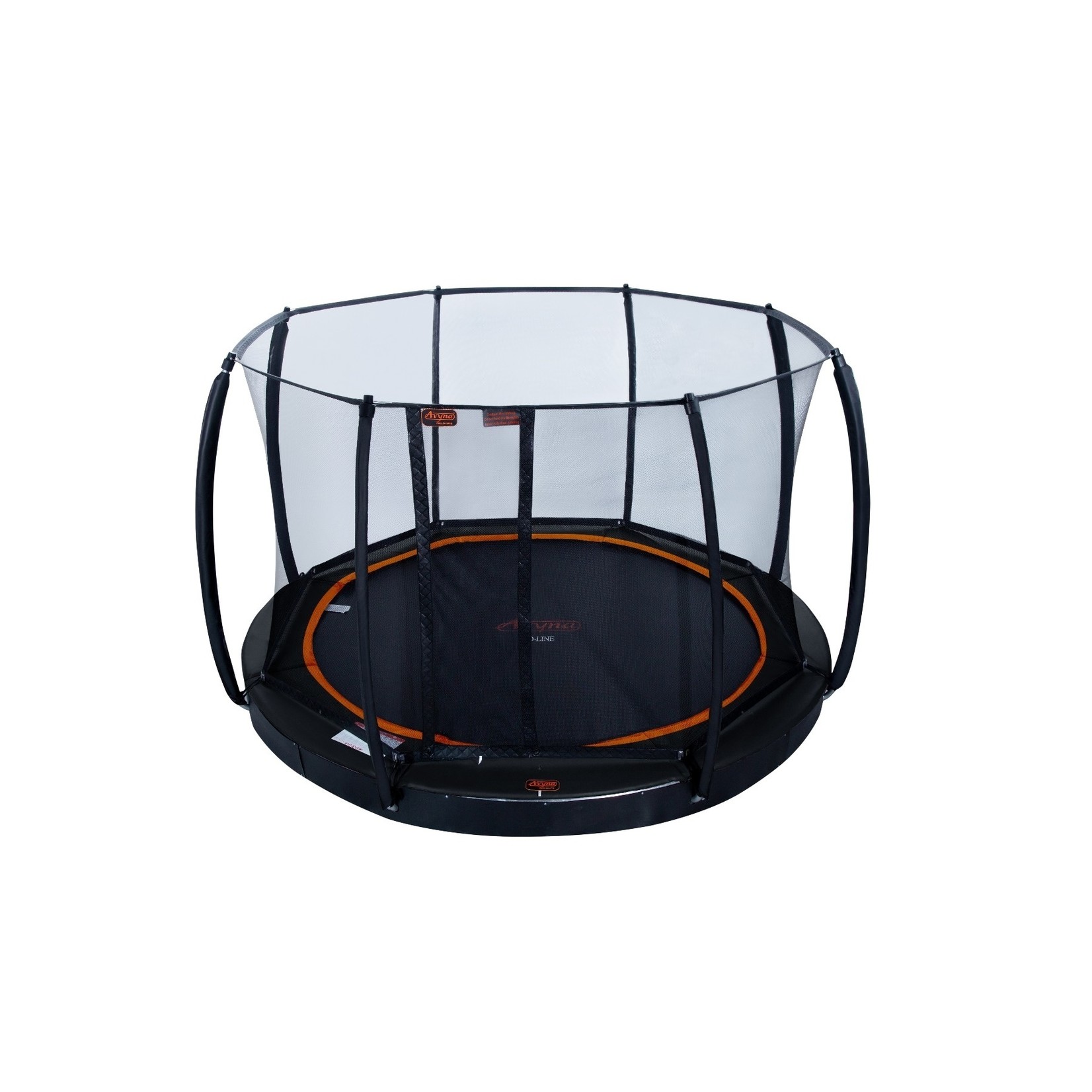 Avyna FlatLevel Trampoline Zwart Combi | Avyna