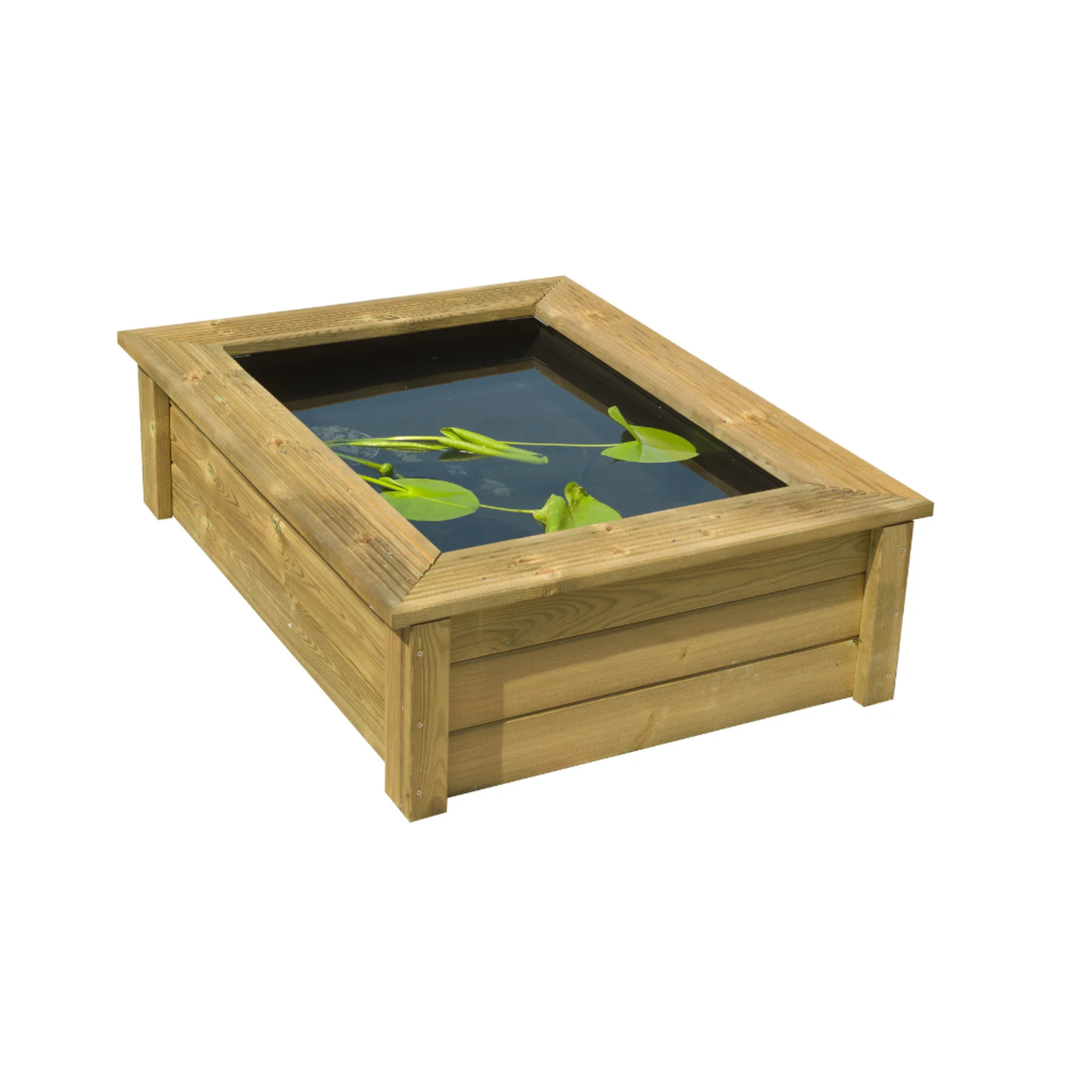 Ubbink Quadro wood I houten FSC frame voor Quadro 5 H33,8x119,4x90,5cm