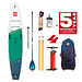 Red Paddle Co 13'2" Voyager Plus MSL SUP Inflatable Paddle Board package