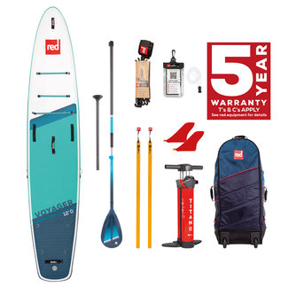 Red Paddle Co Red Paddle Co 12'0" Voyager MSL SUP Inflatable Paddle Board package (2022)