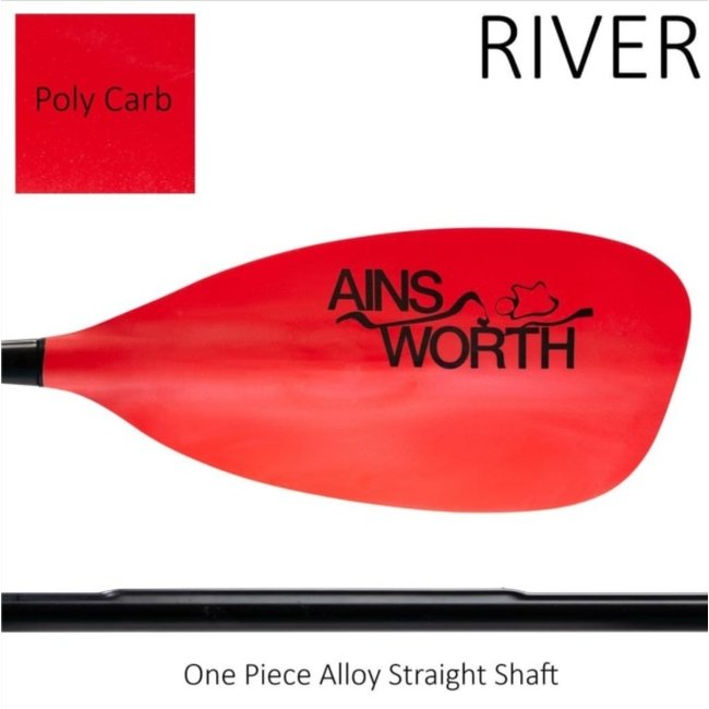Ainsworth Ainsworth River Poly Carb One Piece Kayak Paddle