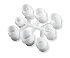 Scoprega Universal adapter set white