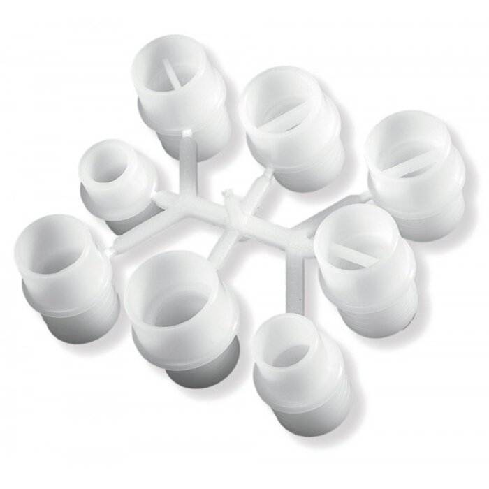 Scoprega Universal adapter set white for Bravo pumps