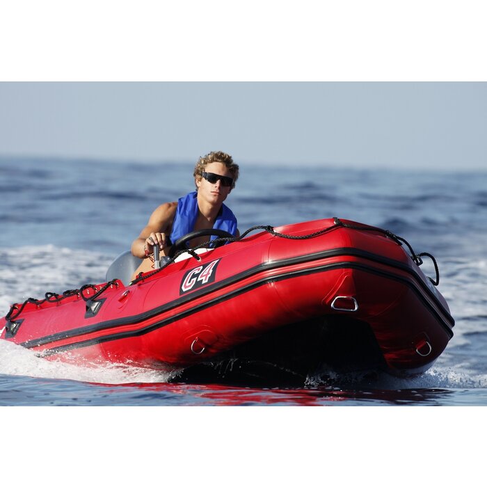 Bombard Commando C4 (4.30 mtr.) onverwoestbare rubberboot - ROOD