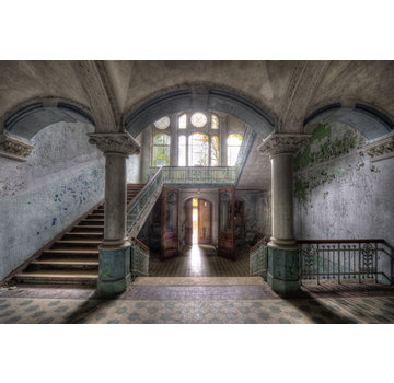 Ter Halle Glasschilderij 120x80cm Urban Stairs