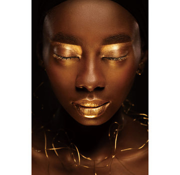 Ter Halle Glasschilderij 80x120cm the Golden look