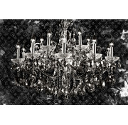Ter Halle Glasschilderij 120x80cm Candelier