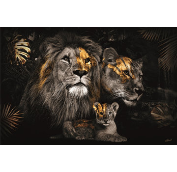 Ter Halle Glasschilderij 160x110cm Wildlife