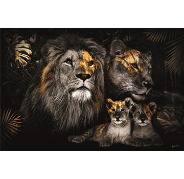 Ter Halle Glasschilderij 160x110cm Wildlife