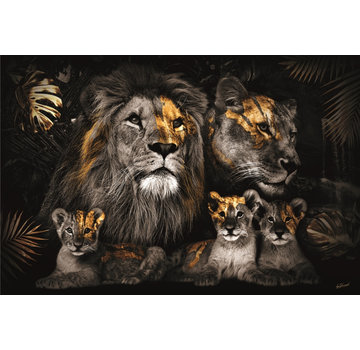 Ter Halle Glasschilderij 160x110cm Wildlife