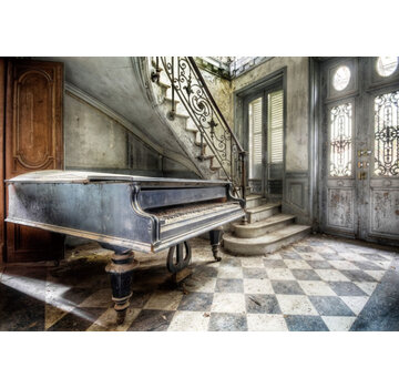 Glasschilderij 120x80cm the Grand Piano