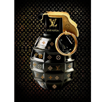 Ter Halle Schilderij 60x80x0.4 Louis Vuitton hand grenade