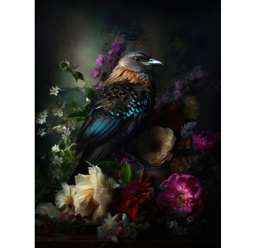 Ter Halle Glasschilderij 80x120x0.4 Bird