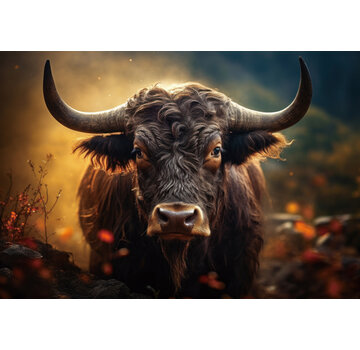 Ter Halle Glasschilderij 160x110x0.4 Buffalo