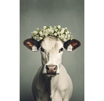 Ter Halle Glasschilderij 80x120x0.4 Cow