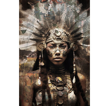 Ter Halle Glasschilderij 80x120x0.4 Strijder