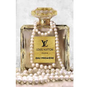 Ter Halle Glasschilderij 80x120cm Parfumfles gou