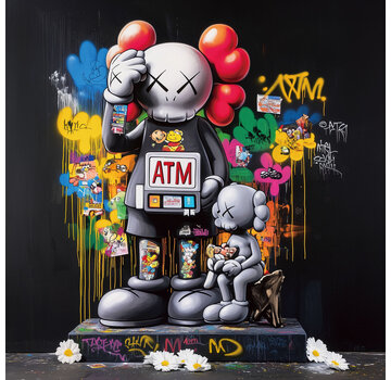 Ter Halle Glasschilderij 80x80cm ATM