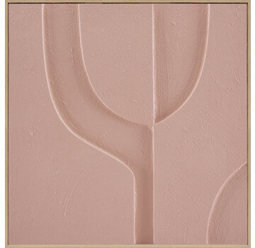 Ter Halle 3D wanddecoratie 80x80cm Organisch transcedent