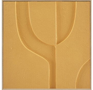 Ter Halle 3D wanddecoratie 80x80cm Organisch ray flower