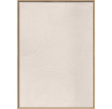 Ter Halle 3D wanddecoratie 50x70cm creme.