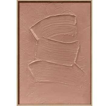 Ter Halle 3D wanddecoratie 50x70cm mocha mouse. 