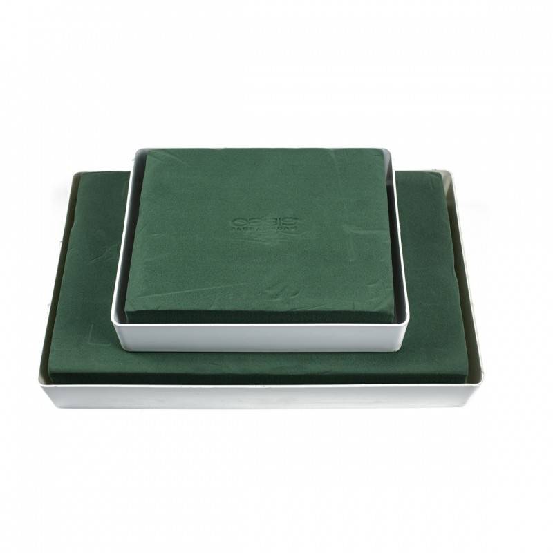OASIS FLORAL FOAM Roma Schaal | Wit | 40x25x5cm
