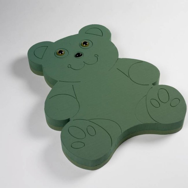 OASIS® FOAM FRAMES® Steckschaum Teddybär Sitzend 58 x 46 cm