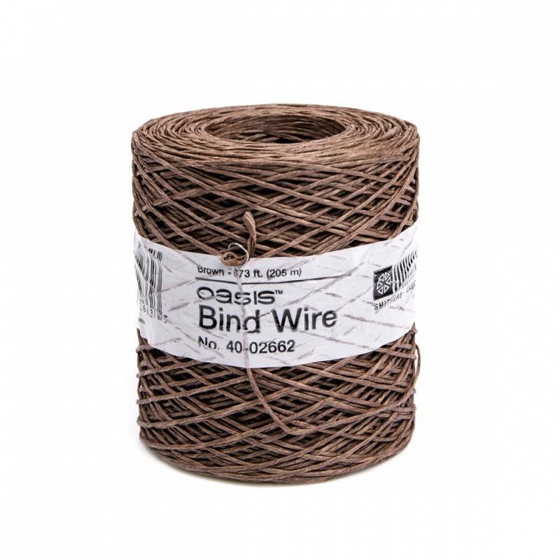 OASIS FLORAL PRODUCTS Deco Bindwire – Frosted Green Ø 4 mm x 205 m