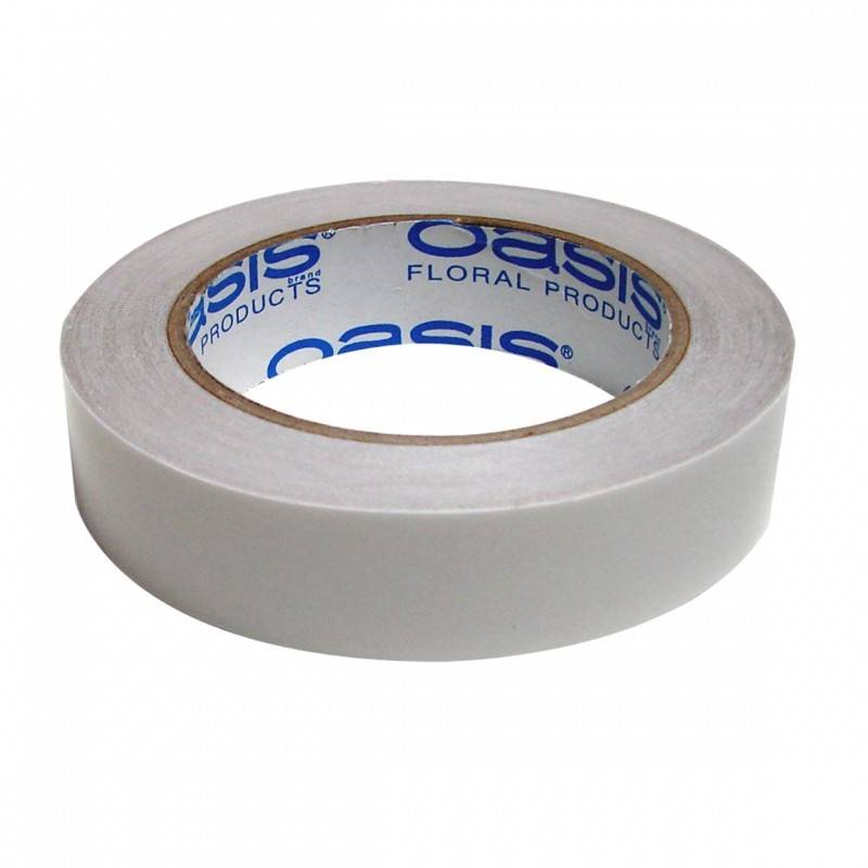 OASIS FLORAL PRODUCTS Double-Fix Clear 25 mm x 25 m