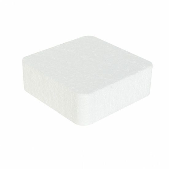 OASIS STYROPOR Piepschuim Taart Vierkant 25 cm