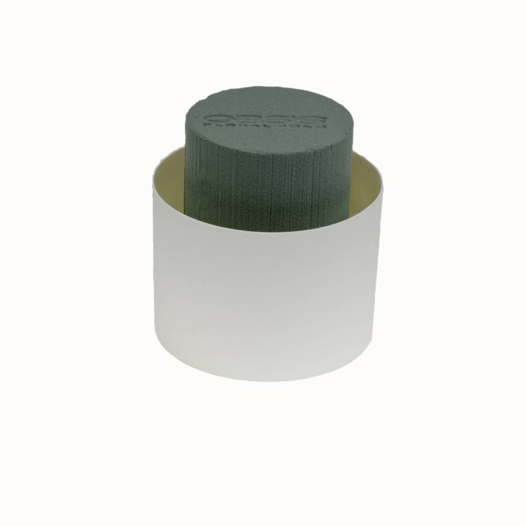 OASIS® FLORAL FOAM  Table Design Viva Maxi | Creme | Ø11x9cm | 12 stuks