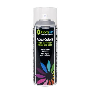 FLORALIFE® Aqua Colors Acryl Decoratie Spuit Verf op Waterbasis | Grijs | 400 ml Spuitbus