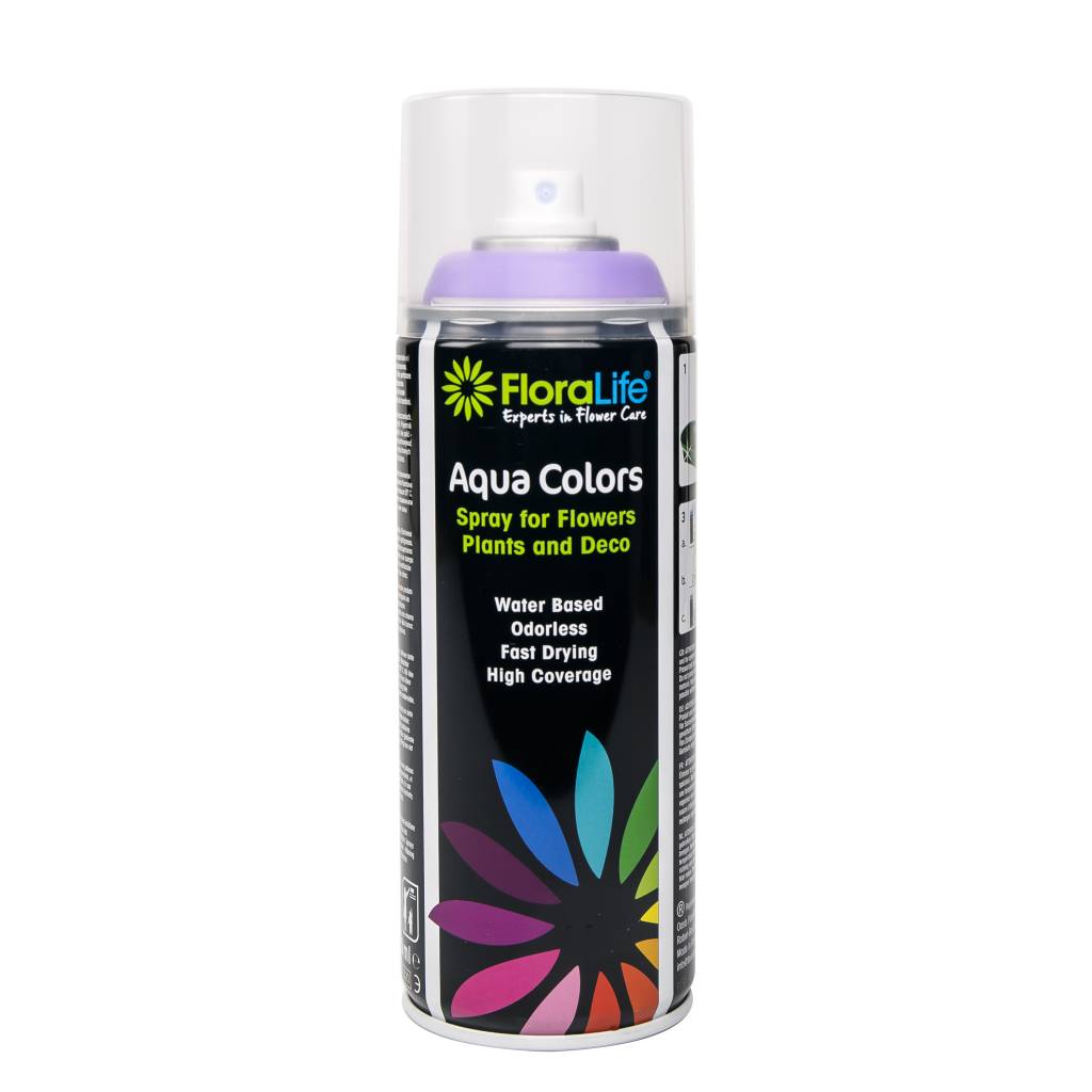Flowerbox OASIS Aqua Colour Spray – Vernice Spray Opaca 400 Ml (Colore Milka) Per Fiori, Decorazioni, Interni Ed Esterni