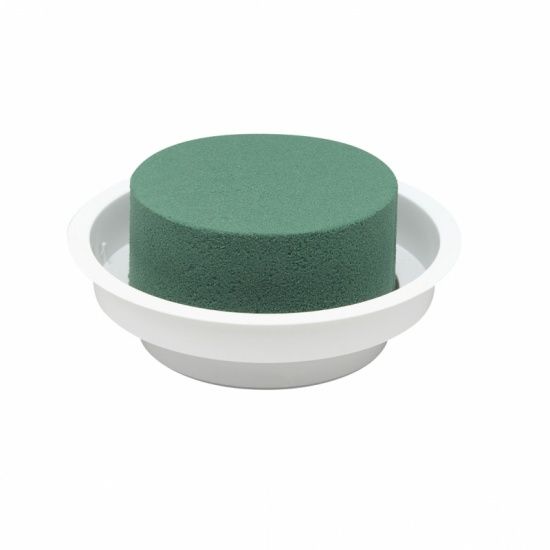 OASIS FLORAL FOAM Junior Compleet | Wit | Ø12x5cm