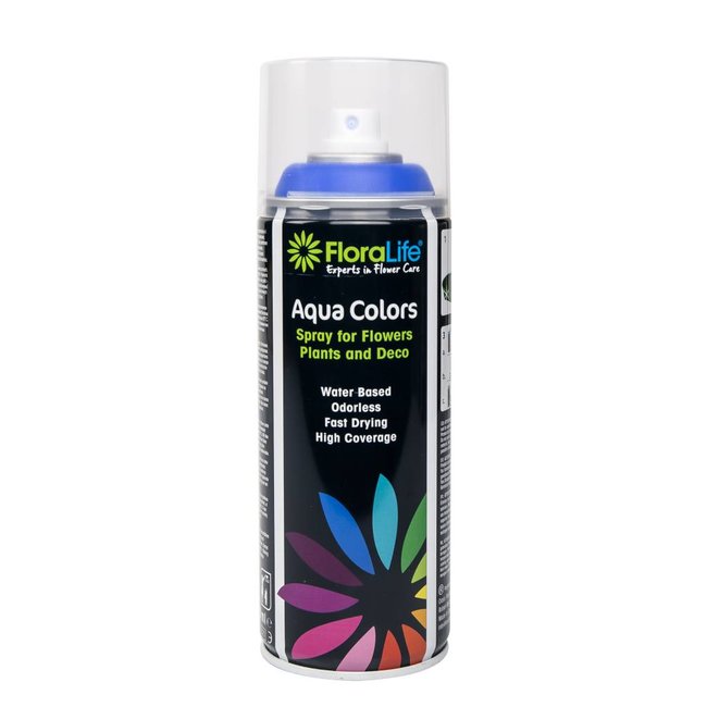 FLORALIFE® Aqua Color Spray – Kräftiges Blau 400 ml