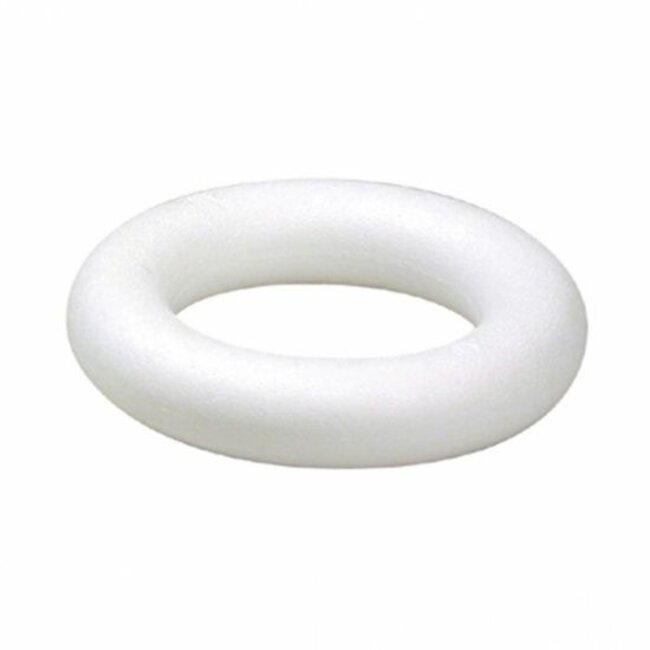 Piepschuim Krans Ring 12 x 2 cm (rond om rond)