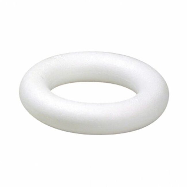 Piepschuim Krans Ring 25 x 5 cm (rond om rond)